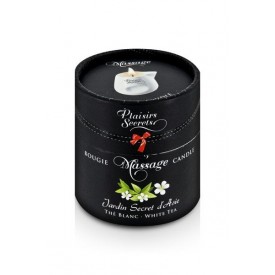 Массажная свеча с ароматом белого чая Jardin Secret D'asie The Blanc - 80 мл.
